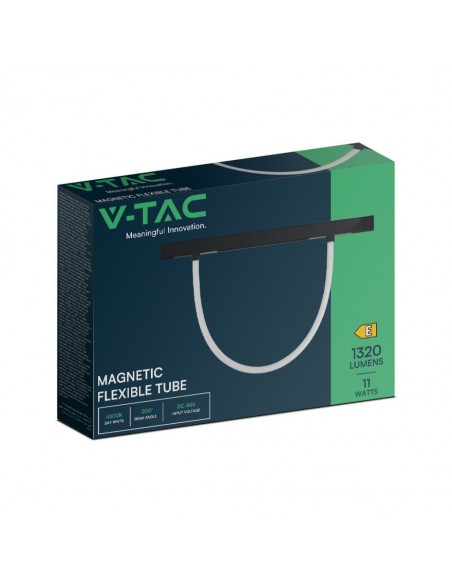 10277-Tubo LED Flessibile da Binario  Colore Nero Dimmerabile -2