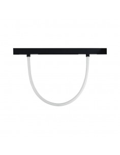 10278-Tubo LED Flessibile da Binario  Colore Nero Dimmerabile -1