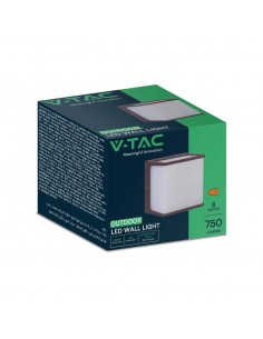 10283-Lampada LED da Muro a Lanterna  Classica Colore Marrone  -1 2