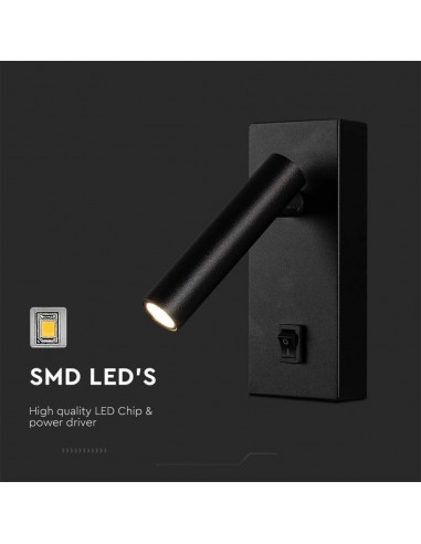 Applique da Hotel per Lettura LED 2W...