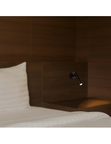 10290-Applique da Parete con Faretto LED  Orientabile su Ogni Lato Colore Nero -4