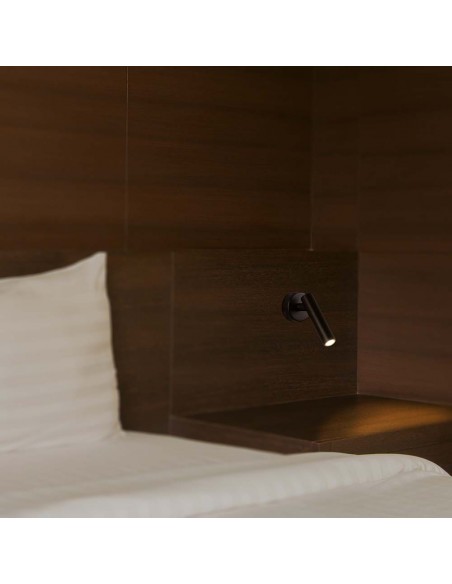 10290-Applique da Parete con Faretto LED  Orientabile su Ogni Lato Colore Nero -4