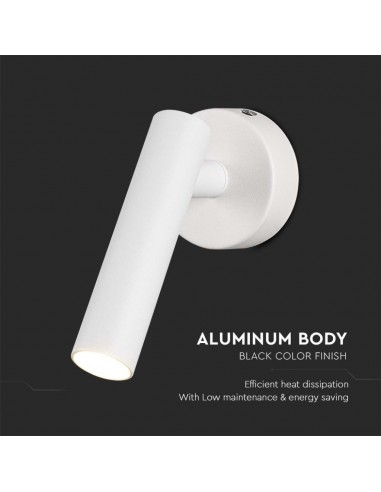 Applique da Parete con Faretto LED 2W...