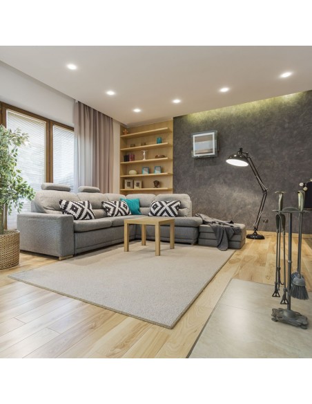 10296-Portafaretto LED da Incasso Rotondo GU in Policarbonato e Ferro Colore Bianco-5