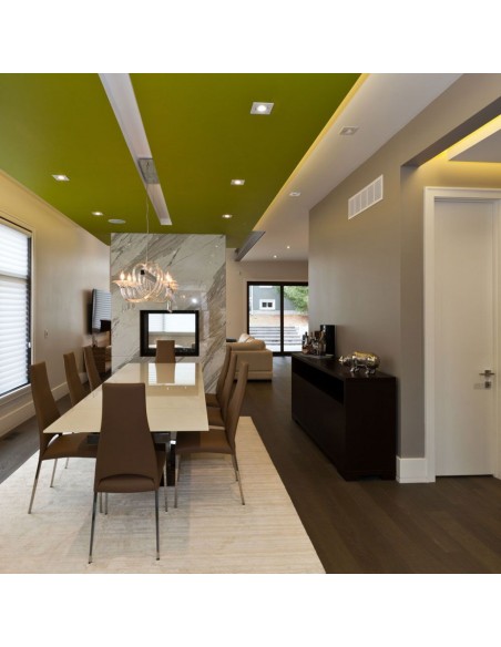 10297-Portafaretto LED da Incasso Quadrato GU in Policarbonato e Ferro Colore Bianco-5