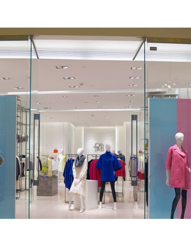 10298-Portafaretto LED Doppio da Incasso Rettangolare xGU in Policarbonato e Ferro Colore Bianco-5