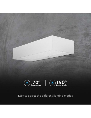 10308-Lampada LED da Muro  Con Pannello Solare e Sensore PIR Colore Bianco  -7