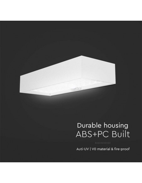 Lampada LED da Muro 6W Con Pannello Solare e Sensore PIR Bianco 4000K IP65