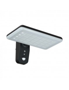 10315-Lampada LED Solare  da Muro Rettangolare con Batteria LiFePO V Colore Nero CCT  -1