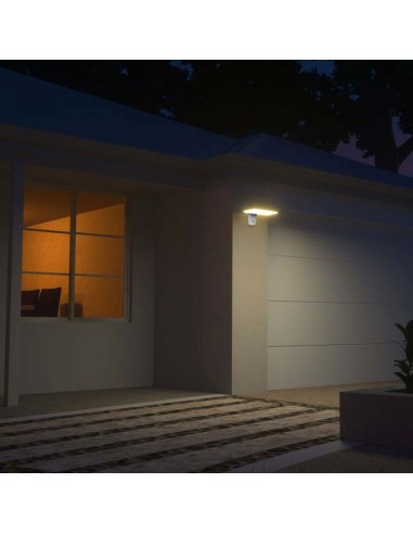 10316-Lampada LED Solare  da Muro Rettangolare con Batteria LiFePO V Colore Bianco CCT  -4