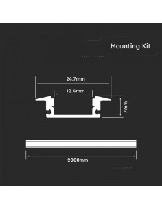 10320-filo Lineare da Incasso per Strip LED -1 2