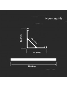 10322-filo Angolare per Strip LED -1 2