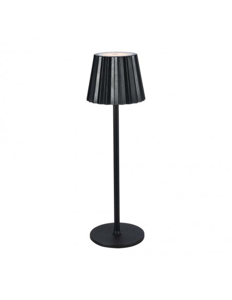 10325-Lampada LED da Tavolo  xmm Colore Nero ricaricabile con USB C Touch Dimmerabile in-1