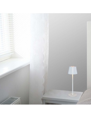 10326-Lampada LED da Tavolo  xmm Colore Bianco ricaricabile con USB C Touch Dimmerabile in-5