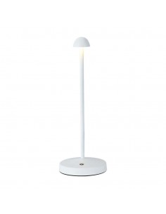 10329-Lampada LED da Tavolo   Colore Bianco ricaricabile con USB C Touch Dimmerabile in-1