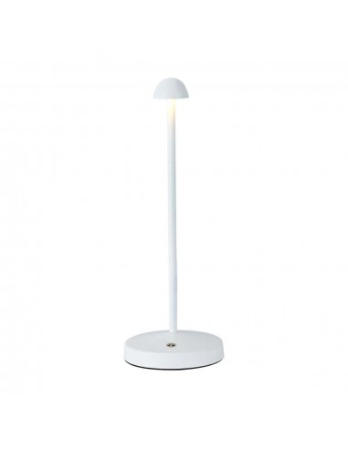 10329-Lampada LED da Tavolo   Colore Bianco ricaricabile con USB C Touch Dimmerabile in-1