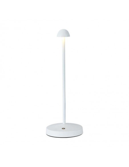 10329-Lampada LED da Tavolo   Colore Bianco ricaricabile con USB C Touch Dimmerabile in-1