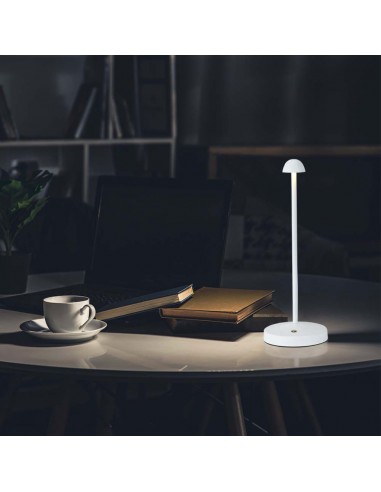 10329-Lampada LED da Tavolo   Colore Bianco ricaricabile con USB C Touch Dimmerabile in-4