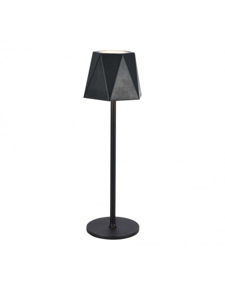 10330-Lampada LED da Tavolo  xmm Colore Nero ricaricabile con USB C Touch Dimmerabile in-1