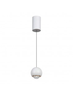 10342-Lampadario LED a Sospensione  a Forma di Sfera Øxcm Regolabile  Colore Bianco-1