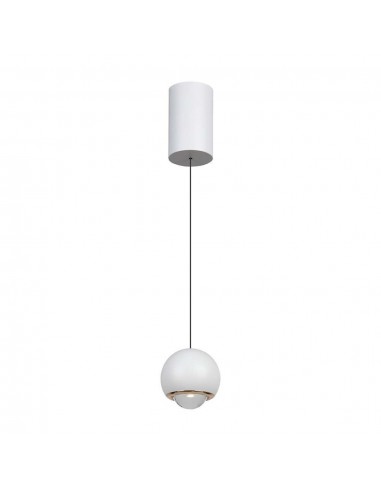 10342-Lampadario LED a Sospensione  a Forma di Sfera Øxcm Regolabile  Colore Bianco-1