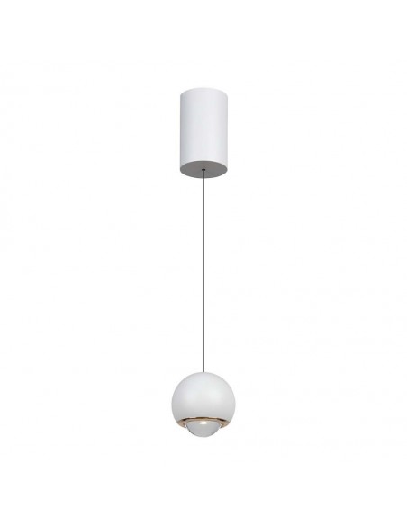 10342-Lampadario LED a Sospensione  a Forma di Sfera Øxcm Regolabile  Colore Bianco-1