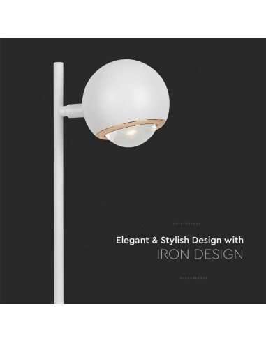 10346-Lampada LED da Tavolo  xmm Colore Bianco -7