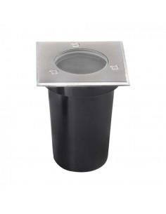 10375-Portafaretto LED Segnapasso a Cilindro Max  Quadrato Colore Nero -1