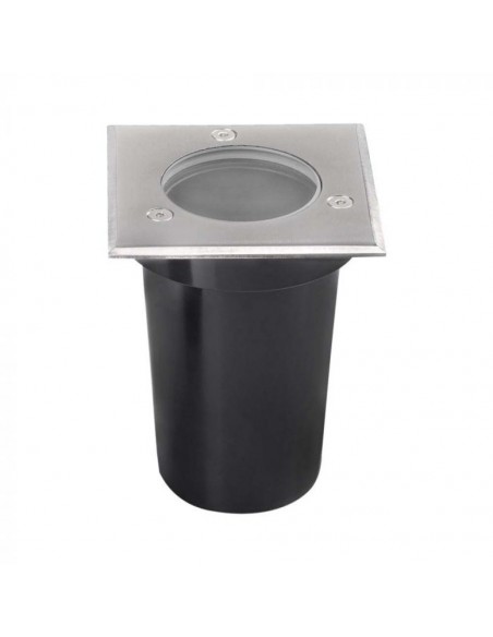 10375-Portafaretto LED Segnapasso a Cilindro Max  Quadrato Colore Nero -1