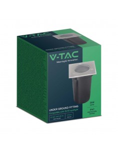 10375-Portafaretto LED Segnapasso a Cilindro Max  Quadrato Colore Nero -1 2