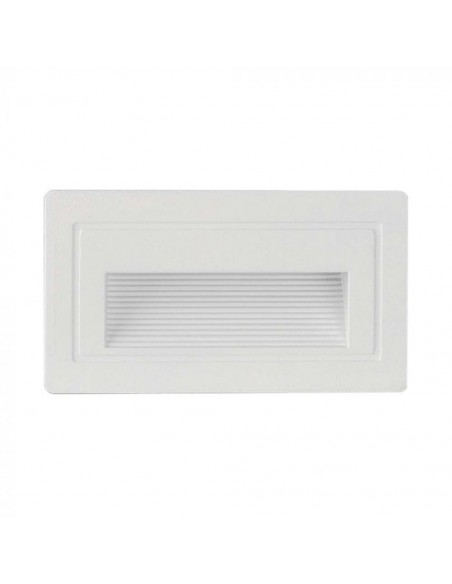 10378-Faretto LED Segnapasso Rettangolare Montaggio a Incasso  Colore Bianco  IP-1