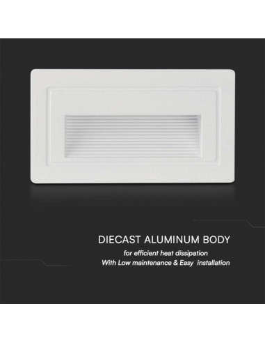 Faretto LED Segnapasso Rettangolare...