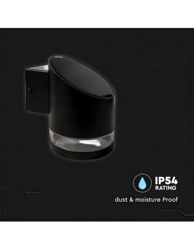 10384-Lampada LED da Giardino Cilindrica con Pannello solare  Corpo Nero xxmm  IP-7