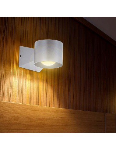 10443-Applique LED da Muro  Doppio Fascio Luminoso Corpo Bianco  -4