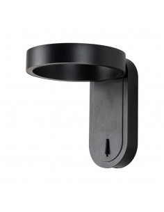 10448-Lampada LED da Muro  Doppio Fascio LM/W Colore Nero con Testa Ruotabile  -1