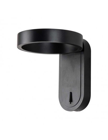 10448-Lampada LED da Muro  Doppio Fascio LM/W Colore Nero con Testa Ruotabile  -1