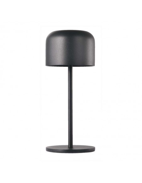 10450-Lampada LED da Tavolo  con Batteria mAh Ricaricabile USB C Colore Nero in Metallo Touch Dimmerabile Bianco caldo  Bianco f