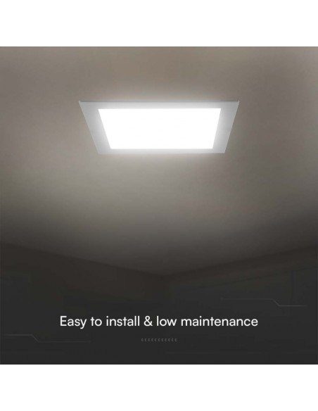 Mini Pannello LED 3W 100LM/W Quadrato da Incasso Compatibile con Foro 75-80mm Colore Bianco 4000K