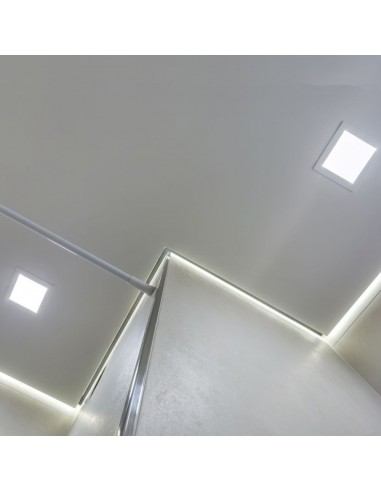 10486-Mini Pannello LED  LM/W Quadrato da Incasso Compatibile con Foro -mm Colore Bianco -5