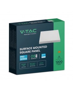 104951-Plafoniera LED Quadrata  Chip Samsung Montaggio a Plafone Colore Bianco -1 2