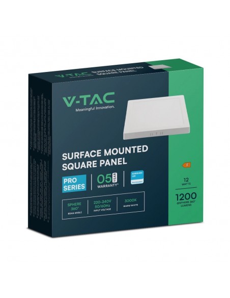 104971-Plafoniera LED Quadrata  Chip Samsung Montaggio a Plafone Colore Bianco -2