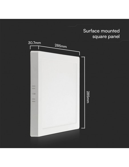 105141-Plafoniera LED Quadrata  Chip Samsung Montaggio a Plafone Colore Bianco -3