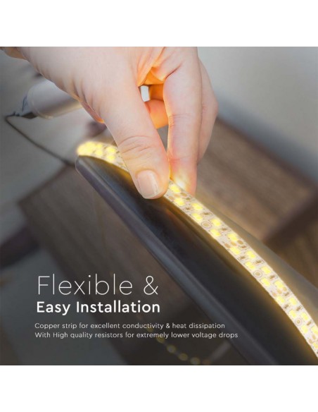 10554-Strip LED SMD  LED/m /m Doppio PCB m V CCT in IP mm-7