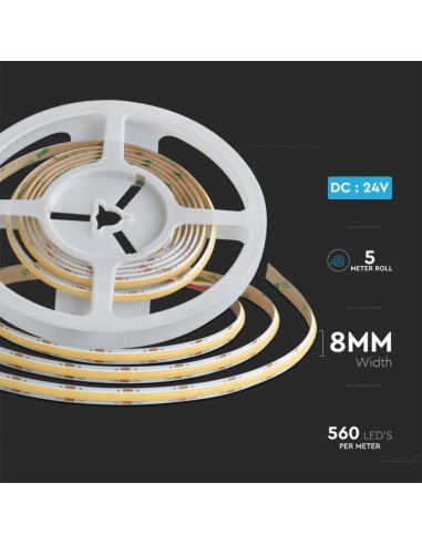 10555-Strip LED SMD  LED/m /m Doppio PCB m V in IP mm-2