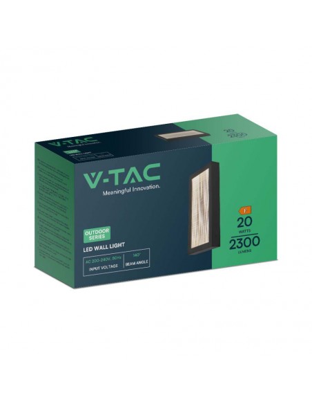 10558-Applique LED da Muro  Corpo Nero   -2