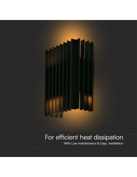 10560-Lampada LED da Muro x  Colore Nero Ruotabile  -5