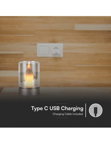 Candela LED da Tavolo 2W con Batteria...