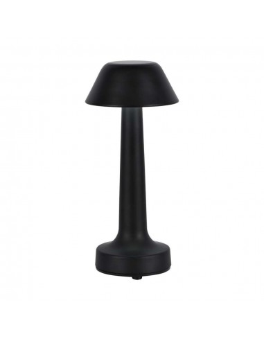10568-Lampada LED da Tavolo  Colore Nero ricaricabile con USB C Touch Dimmerabile in-1