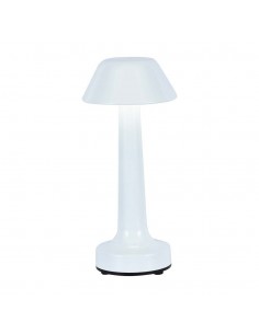10569-Lampada LED da Tavolo  Colore Bianco ricaricabile con USB C Touch Dimmerabile in-1