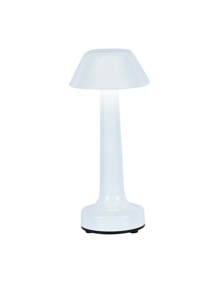 10569-Lampada LED da Tavolo  Colore Bianco ricaricabile con USB C Touch Dimmerabile in-1